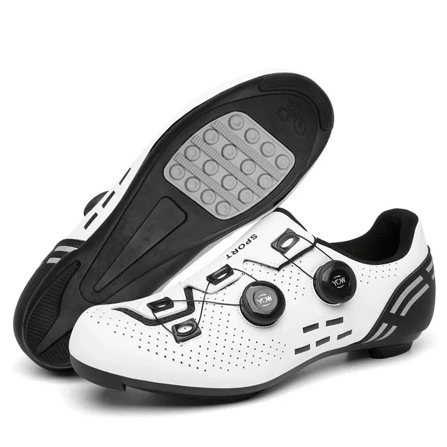 MTB Flat Shoes with Clits Man Speed Route Cycling Sneakers Women  Road Dirt Bike Footwear Biking Calas Racing Bicycle Spd Cleat