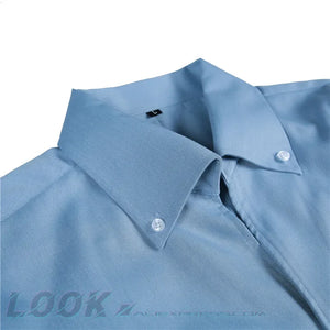 Men's Italian Collar Shirt, Wrinkle-free, Casual, Fashionable, Slim-fit with A Lapel Design, Branded Clothing, Youth, New