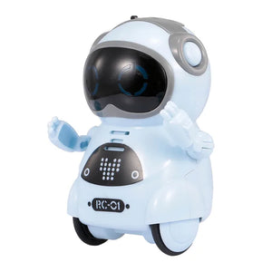 Mini Robot Toy 939A Pocket RC Robot Talking Interactive Dialogue Voice Recognition Record Singing Dancing Telling Story