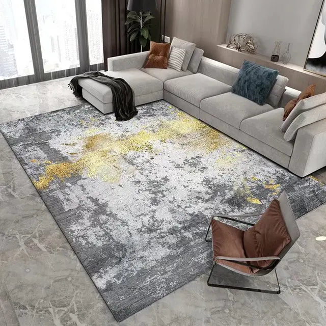 Modern Household Mat Soft Luxury Carpets for Living Room Non-slip Ins Decoration Home Floor Mats Lounge Decor Area Rug Washable