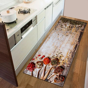 Modern Kitchen Doormat Decoration Bedroom Carpet Bathroom Anti-Slip Floor Home Balcony Hallway Long Rug Bedside Living Room Mat