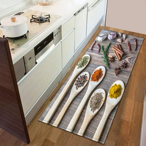 Modern Kitchen Doormat Decoration Bedroom Carpet Bathroom Anti-Slip Floor Home Balcony Hallway Long Rug Bedside Living Room Mat