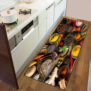 Modern Kitchen Doormat Decoration Bedroom Carpet Bathroom Anti-Slip Floor Home Balcony Hallway Long Rug Bedside Living Room Mat