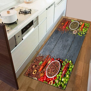 Modern Kitchen Doormat Decoration Bedroom Carpet Bathroom Anti-Slip Floor Home Balcony Hallway Long Rug Bedside Living Room Mat