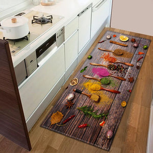 Modern Kitchen Doormat Decoration Bedroom Carpet Bathroom Anti-Slip Floor Home Balcony Hallway Long Rug Bedside Living Room Mat