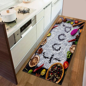 Modern Kitchen Doormat Decoration Bedroom Carpet Bathroom Anti-Slip Floor Home Balcony Hallway Long Rug Bedside Living Room Mat