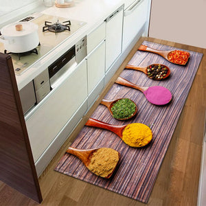 Modern Kitchen Doormat Decoration Bedroom Carpet Bathroom Anti-Slip Floor Home Balcony Hallway Long Rug Bedside Living Room Mat