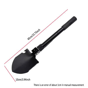 Multi functional foldable portable truck mounted engineer shovel camping outdoor shovel self-defense survival tool storage bag