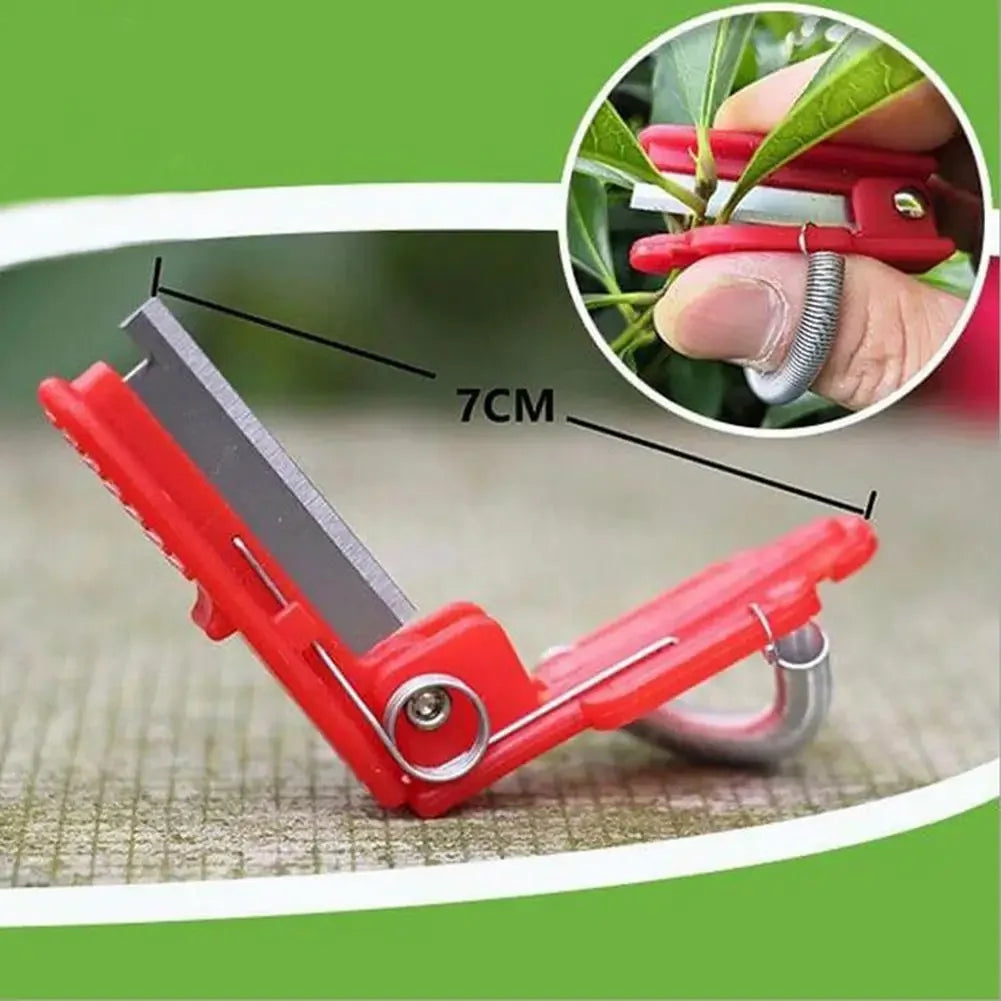 Multifunction Thumb Knife Garden Pruner Fruit Picking Device Safe Fruit Blade Tool Cutting Blade Rings Finger Protector Catcher