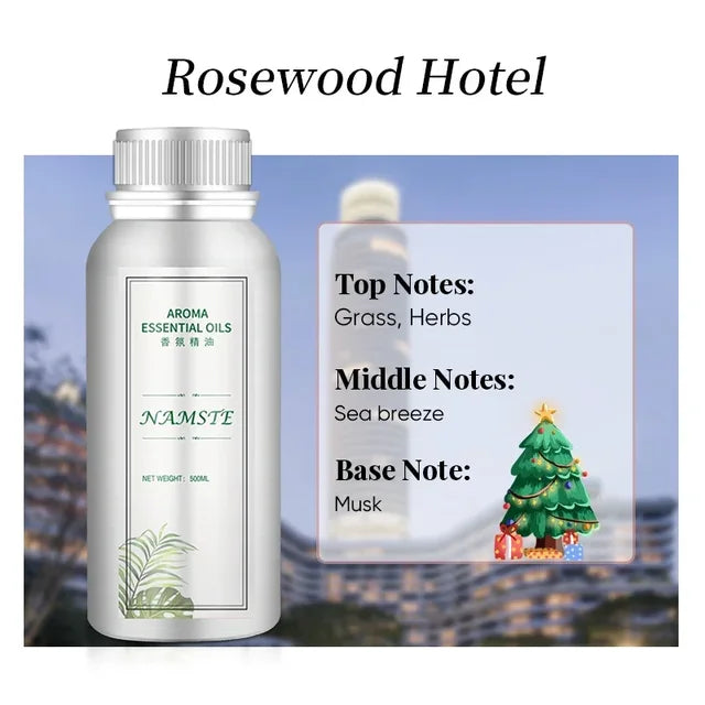 Namste 500ML Hotel Essential Oil Aromatic Oil Hotels Pure Plant Fragrance Oil Electric Smell For Home Air Freshener Device