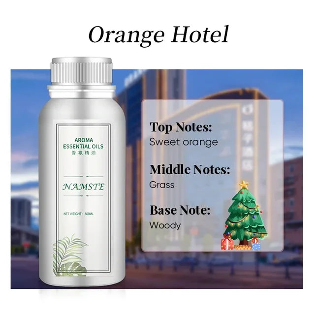 Namste 500ML Hotel Essential Oil Aromatic Oil Hotels Pure Plant Fragrance Oil Electric Smell For Home Air Freshener Device