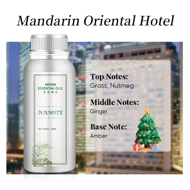 Namste 500ML Hotel Essential Oil Aromatic Oil Hotels Pure Plant Fragrance Oil Electric Smell For Home Air Freshener Device