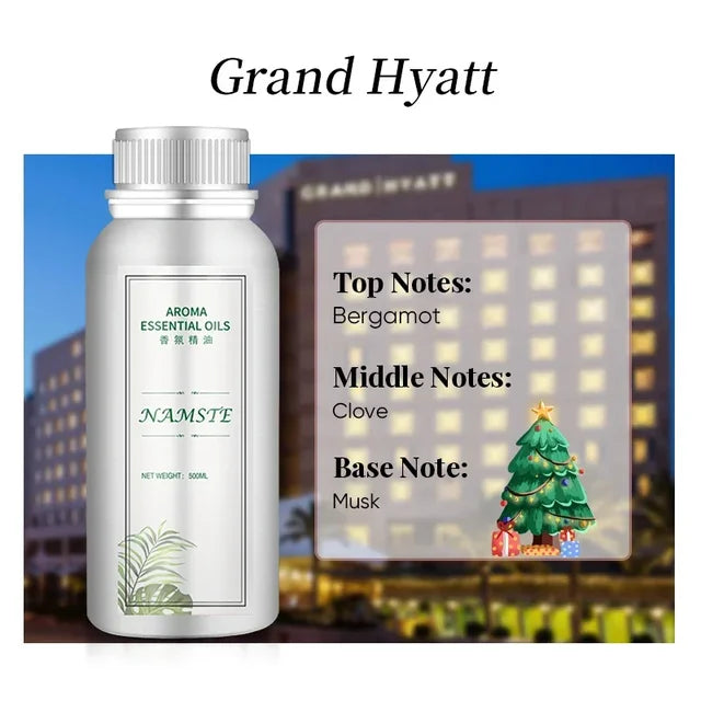 Namste 500ML Hotel Essential Oil Aromatic Oil Hotels Pure Plant Fragrance Oil Electric Smell For Home Air Freshener Device