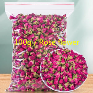 Natural Dried Flowers Lavender Organic Rose Bud Jasmine Flower for Kitchen Decor Wedding Party Decoration Air Refreshing