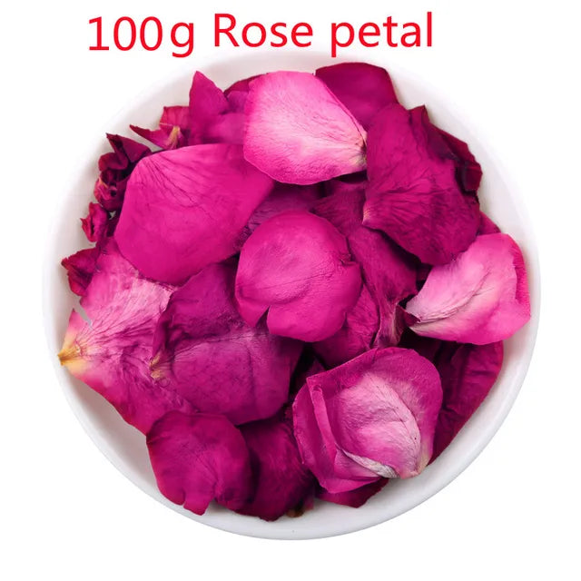 Natural Dried Flowers Lavender Organic Rose Bud Jasmine Flower for Kitchen Decor Wedding Party Decoration Air Refreshing