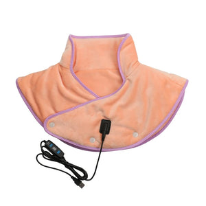 Neck Heating Pad Wrap Heated Shoulder Massager USB Electric Cervical Relieve Pain Relief Back Brace Tool Warming For Office Home