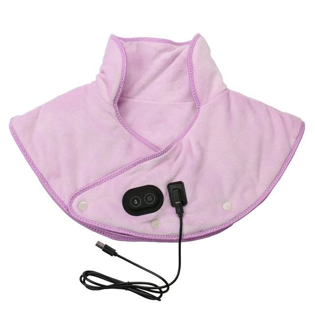 Neck Heating Pad Wrap Heated Shoulder Massager USB Electric Cervical Relieve Pain Relief Back Brace Tool Warming For Office Home