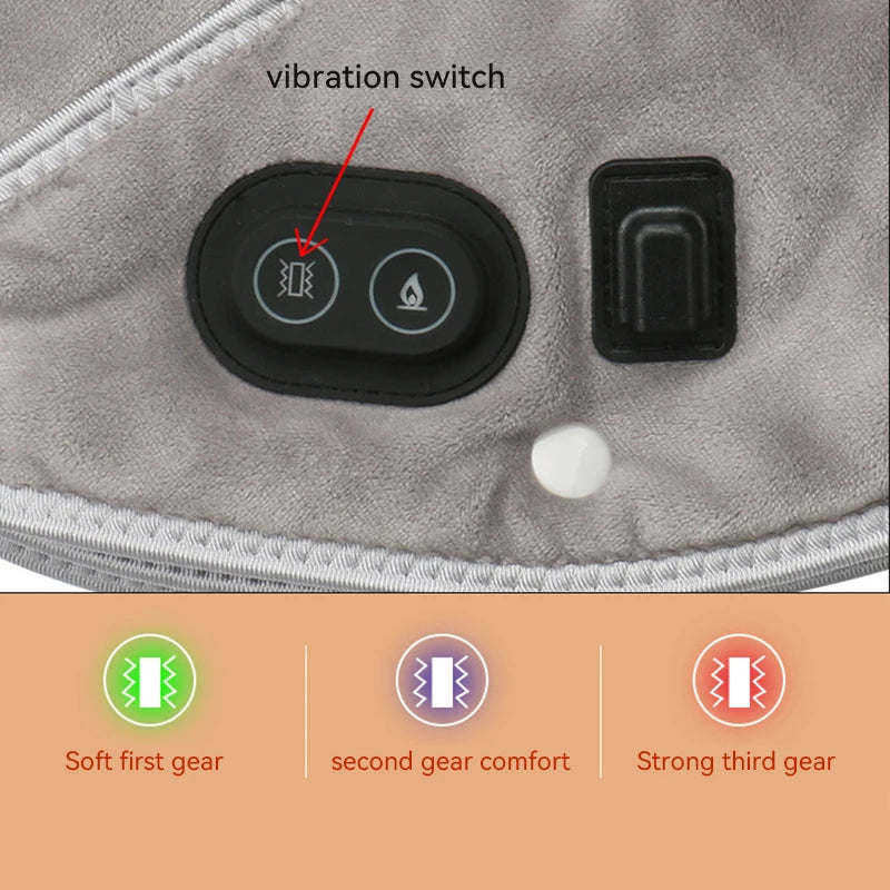 Neck Heating Pad Wrap Heated Shoulder Massager USB Electric Cervical Relieve Pain Relief Back Brace Tool Warming For Office Home