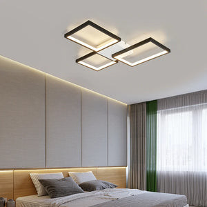 Nordic Modern Led Ceiling Lights for living room bedroom lustre led home decor Dimmable Ceiling light Black/Gold Ceiling Lamp