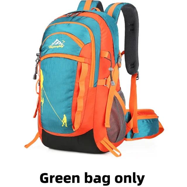 Outdoor Sports Short Distance Trip Backpack Mountaineering Duffel Bag Camping Travel Knapsack Climbing Hiking Hydration Rucksack