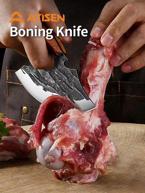 Outdoor multifunctional knife Meat cleaver Bone cleaver Forging knife Stainless steel kitchen knife