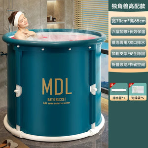 Portable Folding Bathtub Adult Children Swimming Large Size Bathtub Ice Bucket Freestanding Spa Gonflable Bathtub Accesoires