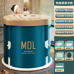 Portable Folding Bathtub Adult Children Swimming Large Size Bathtub Ice Bucket Freestanding Spa Gonflable Bathtub Accesoires