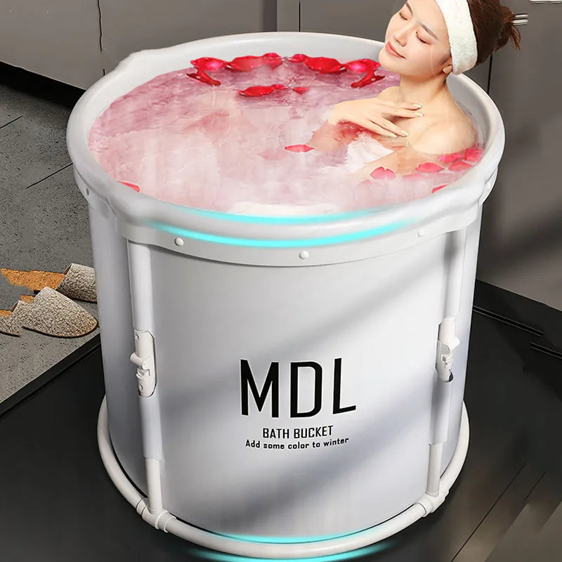 Portable Folding Bathtub Adult Children Swimming Large Size Bathtub Ice Bucket Freestanding Spa Gonflable Bathtub Accesoires