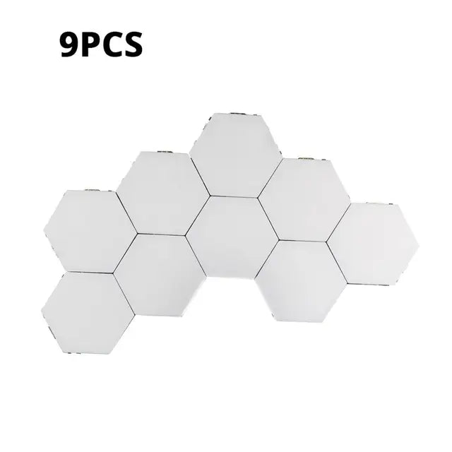 Quantum lamp LED Panel Light Magnetic Hexagons Modular Touch Sensitive sensor Lights DIY Wall Creative Decoration painel led