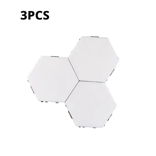 Quantum lamp LED Panel Light Magnetic Hexagons Modular Touch Sensitive sensor Lights DIY Wall Creative Decoration painel led