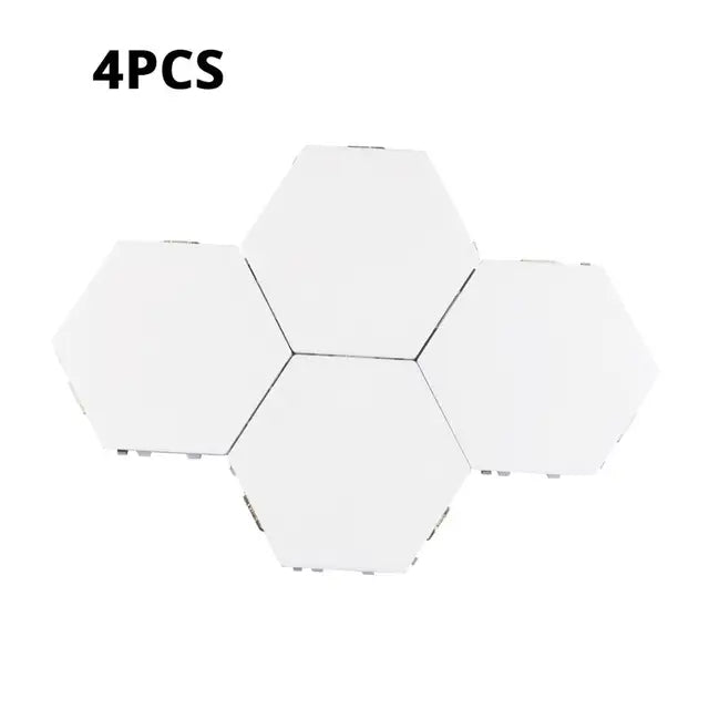 Quantum lamp LED Panel Light Magnetic Hexagons Modular Touch Sensitive sensor Lights DIY Wall Creative Decoration painel led