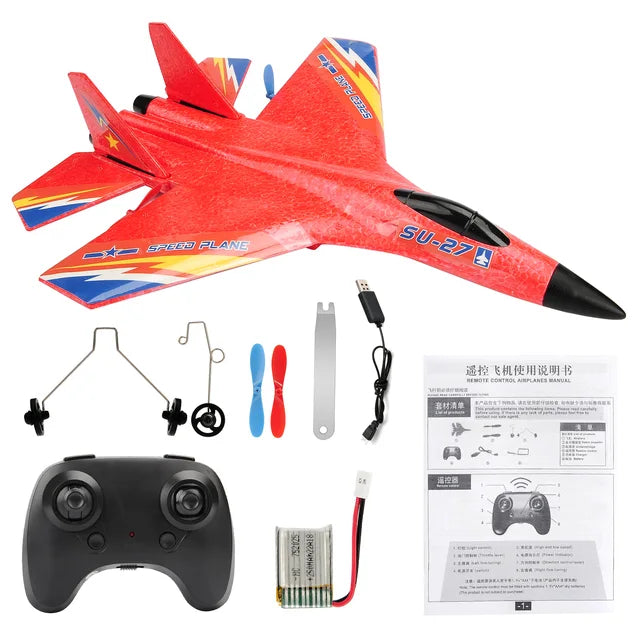 RC Plane SU-27 Aircraft Remote Control Helicopter 2.4G Airplane EPP Foam RC Vertical Plane Children Toys Gifts