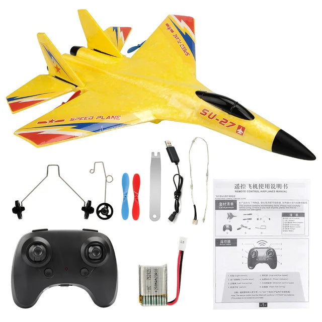 RC Plane SU-27 Aircraft Remote Control Helicopter 2.4G Airplane EPP Foam RC Vertical Plane Children Toys Gifts