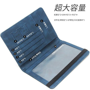 RFID World Map Passport Holder Travel Wallet Clip Strap Anti-magnetic Multi-card Porta Pasaporte Elastic Band Ticket Clip