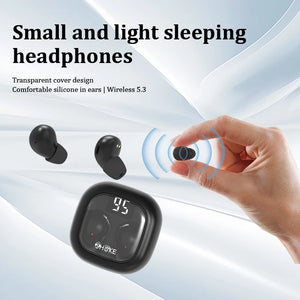 SK Mini 5.3 wireless bluetooth headset small earbuds sleep work sports invisible headphones HD HIFI bass sound quality earphones