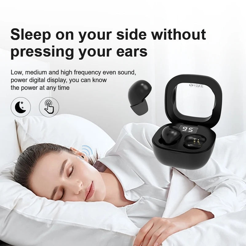 SK Mini 5.3 wireless bluetooth headset small earbuds sleep work sports invisible headphones HD HIFI bass sound quality earphones