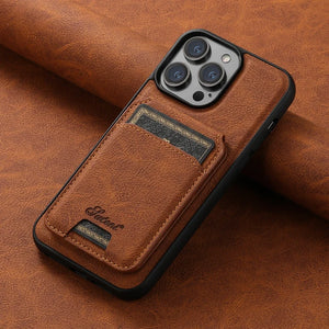 SUTENI Wallet Phone Case Card Holder Leather Magnetic Pocket Cover For iPhone 12 13 14 15 Pro Max Plus Ultra Magsafe