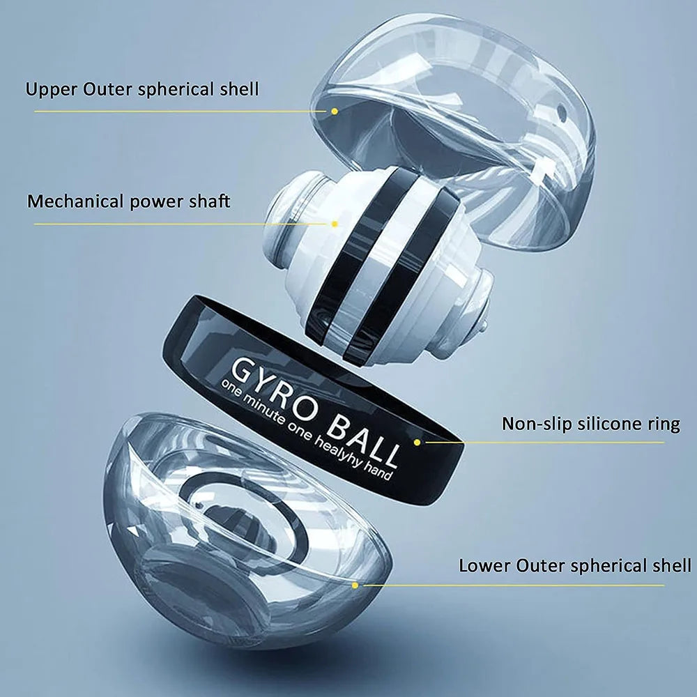 Self-Starting Wrist Gyro Ball Powerball Wrist Strengthening Device Forearm Exerciser Strengthen Arms Fingers Muscles