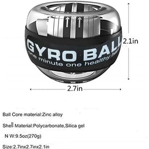 Self-Starting Wrist Gyro Ball Powerball Wrist Strengthening Device Forearm Exerciser Strengthen Arms Fingers Muscles