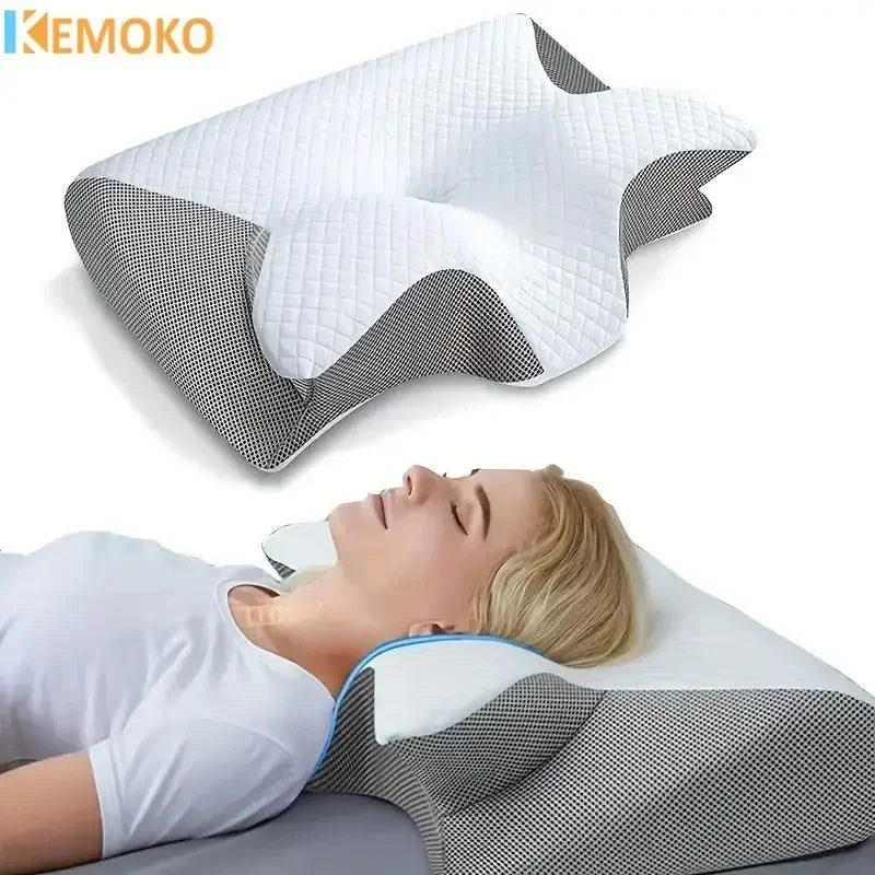 Sleep Memory Pillow Slow Rebound Comfort Memory Foam Sleeping Pillow Cervical Orthopaedic Massage Bed Pillow