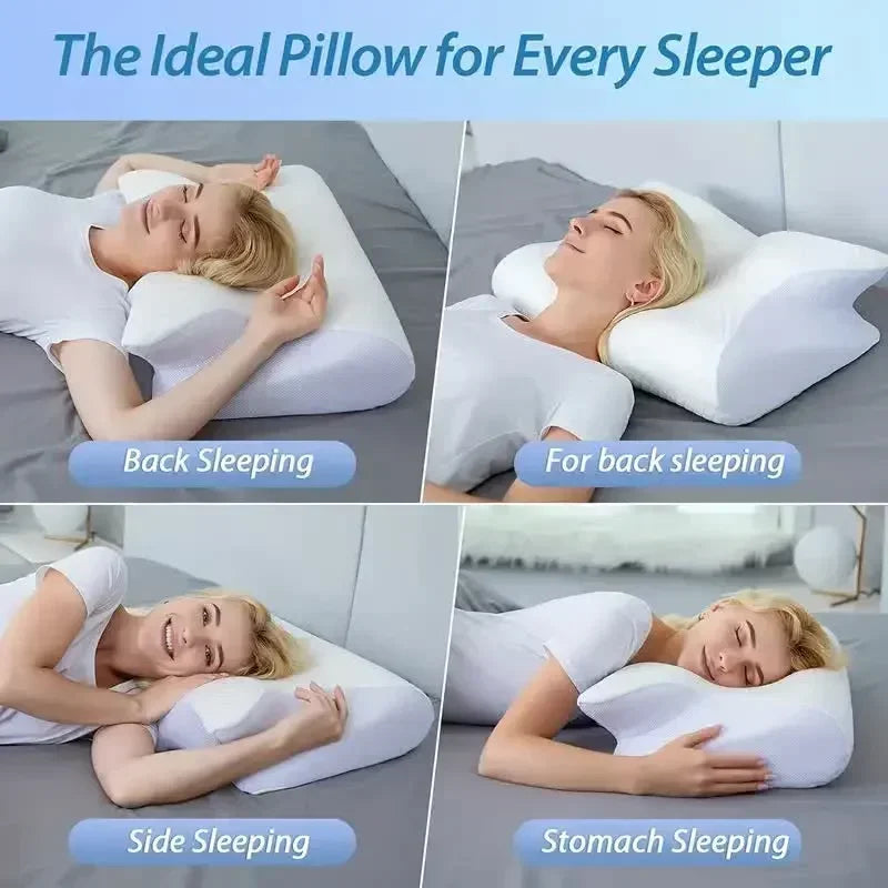 Sleep Memory Pillow Slow Rebound Comfort Memory Foam Sleeping Pillow Cervical Orthopaedic Massage Bed Pillow