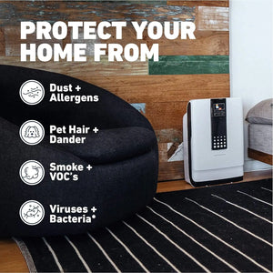 Smart Air Purifiers for Home, Large Room - HSP001 - True HEPA Air Purifier, Cleaner & Filter for Allergies, Smoke,
