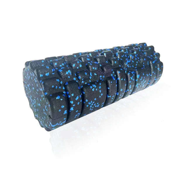 Solid Color Foam Roller With Grooves Massage Point Yoga Roller Pilates Massage Roller Fitness Gym Exercise Relaxing Muscle 33cm