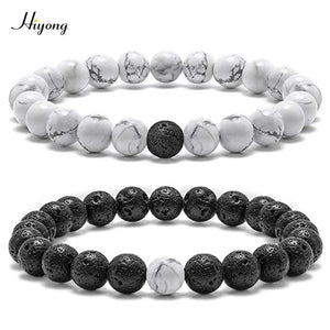 The Eight Planets Bracelets Natural Stone Beads Chakra Yoga Bracelet Universe Galaxy Solar System Bracelets for Men Women Gifts