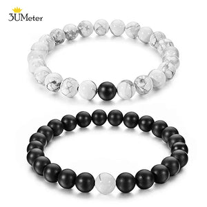 The Eight Planets Bracelets Natural Stone Beads Chakra Yoga Bracelet Universe Galaxy Solar System Bracelets for Men Women Gifts