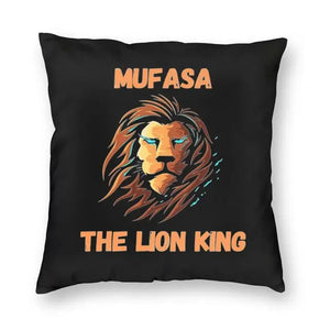 The Lion King Simba And Mufasa Throw Pillow Covers Home Decor Neon Colors Hakuna Matata Cartoon Movie Cushion Cover Pillowcase