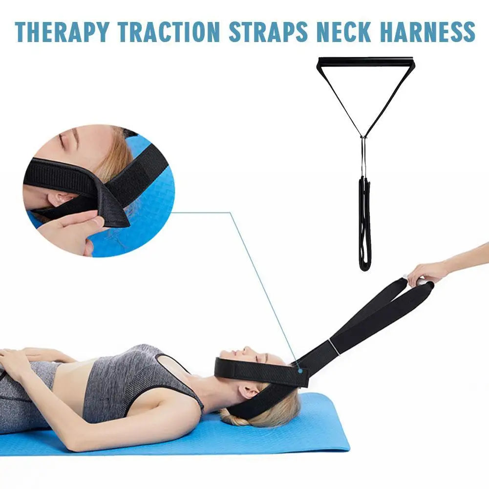 Therapy Traction Straps Neck Harness Fitness Equipment Health Massage Relieve Cervical Spine Stretching Tool Health Care