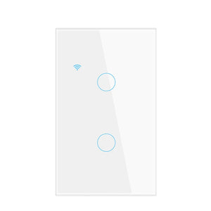 Tuya WiFi US Smart Light Switch Neutral wire/No Neutral wire Required 120 Type Wall Touch Switch Work with Alexa, Google Home
