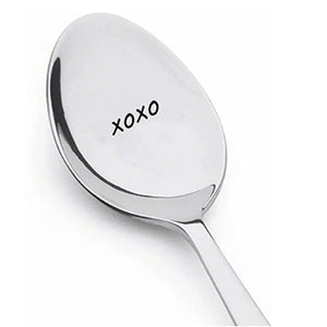 Valentines Day Gift Stainless Steel Milk Coffee Spoons Love Letter Wedding Souvenirs Anniversary Gift for Girlfriend Boyfriend