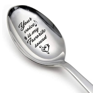 Valentines Day Gift Stainless Steel Milk Coffee Spoons Love Letter Wedding Souvenirs Anniversary Gift for Girlfriend Boyfriend